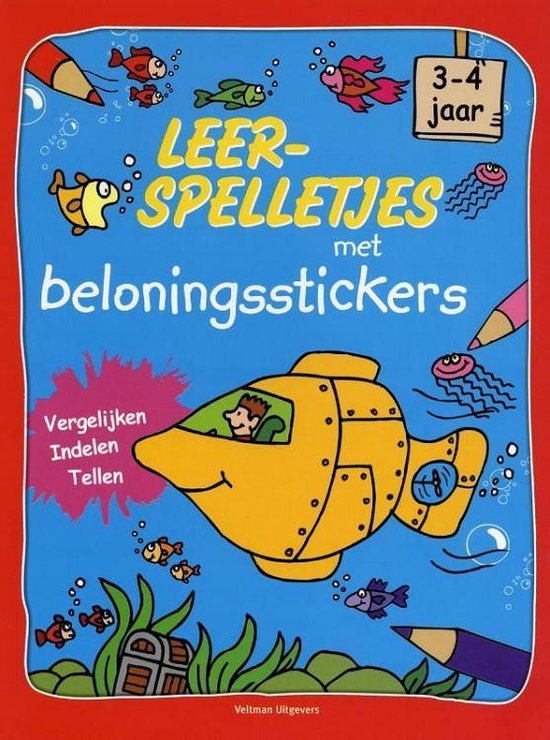 Cover van het boek 'Leerspelletjes   -  3-4 jaar'