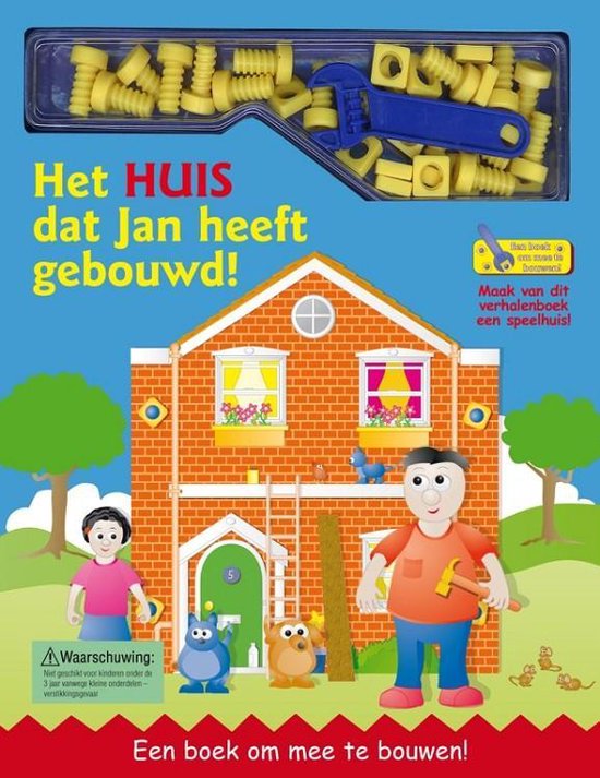 Cover van het boek 'Een boek om mee te bouwen / Het huis dat Jan heeft gebouwd'