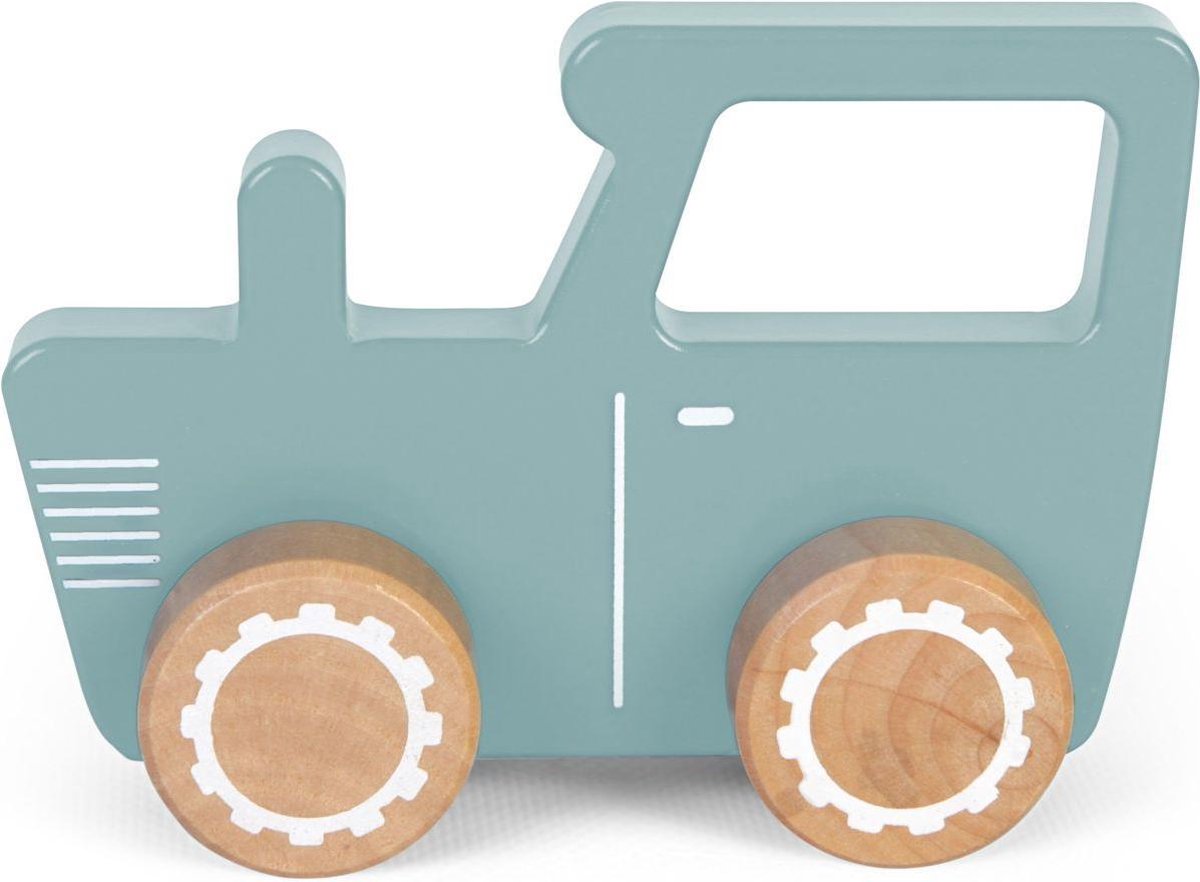 Tractor hout Little Dutch 13x4x9 cm