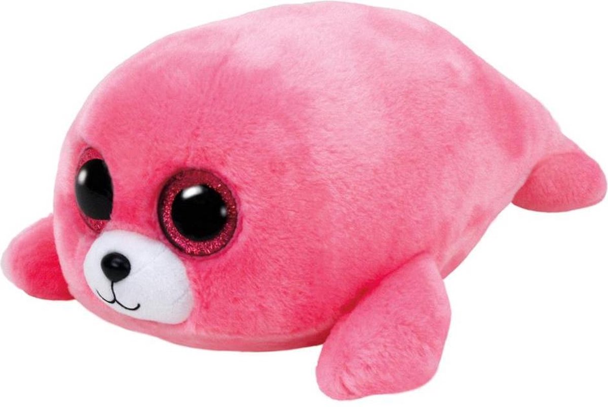 werknemer magneet Jet Ty Beanie Boo's Pierre pluche roze zeehond knuffel 15 cm | bol.com