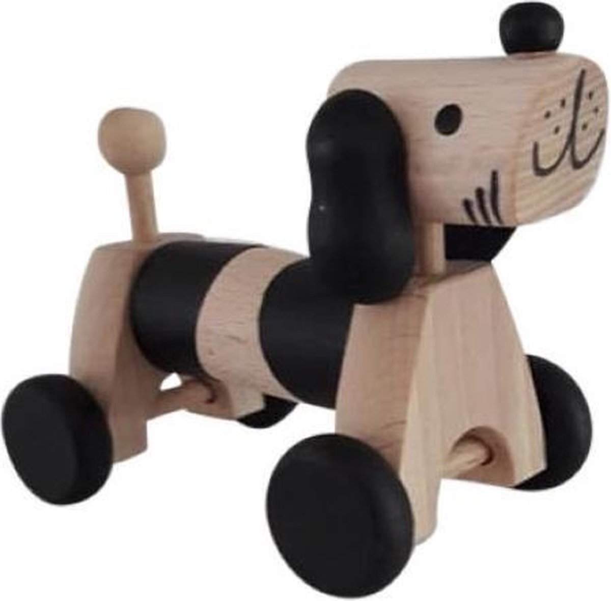dump Samenwerking genoeg houten hondje op wielen - Kidsboetiek | bol.com