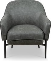 Lanterfant® Fauteuil Lieke - Relaxstoel - Fauteuil - Donkergrijs