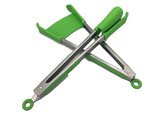 2 in 1 siliconen spatel  - Groentetang - Saladetang – Keukentang – Hittebestendige tang – Multitool – keuken tool – 2 in 1 tang – Serveertang – keukengerei - BQQ Tang - Spatel - Keukenspatel 