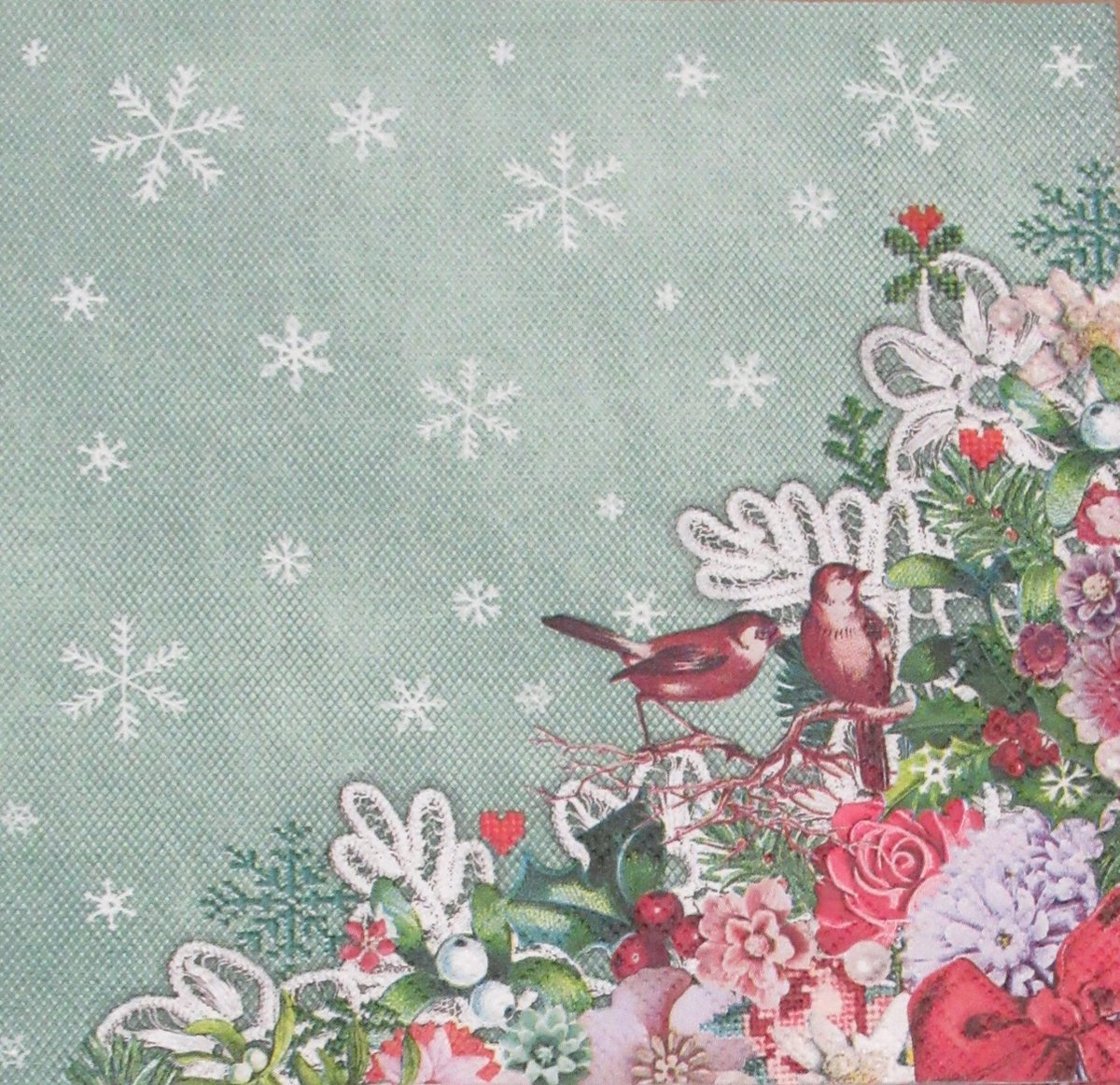 Servetten Embroidery 33 x 33 cm