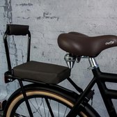 Complete Ohmiomine set Bagagedrager - fietskussen incl rugrol, rugleuning en voetsteuntjes Leger groen