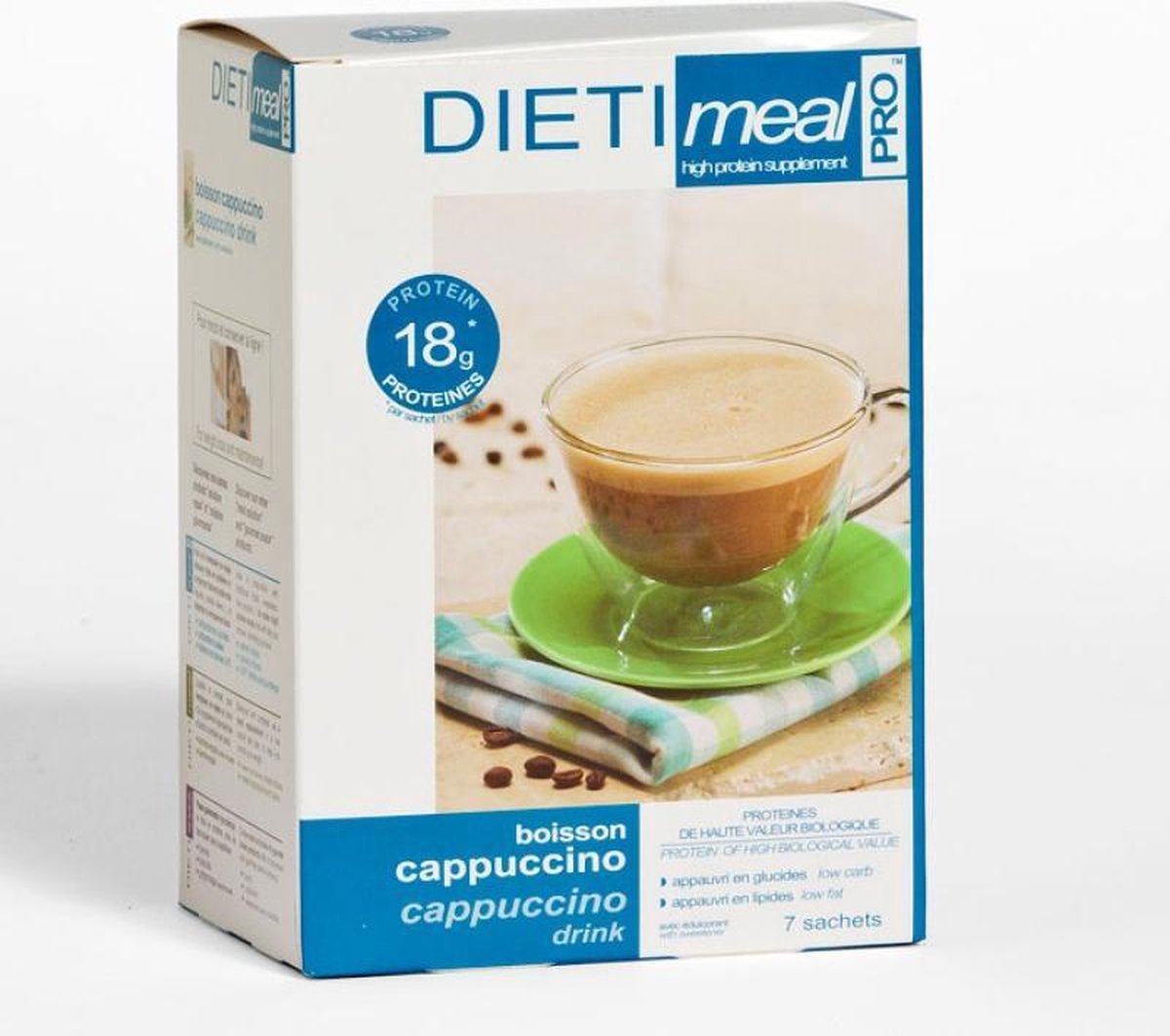 Goedkoopste Dieti Cappuccino - 7 stuks - Drinkmaaltijd