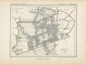 Historische kaart, plattegrond van gemeente Loosdrecht in Utrecht uit 1867 door Kuyper van Kaartcadeau.com