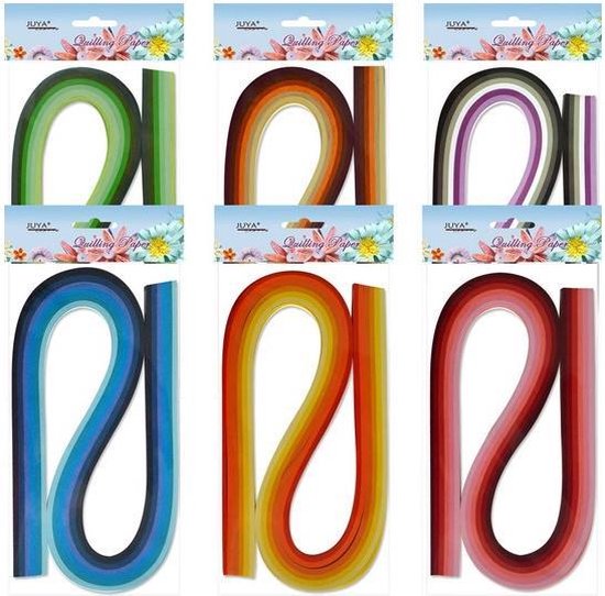 PATIKIL 540 X 3 Mm Quilling Papierstreifen Papier Quilling, 120 Stück Origami Fröbelstern Papierstreifen Streifen Set Für Kunst, DIY, Handarbeit
