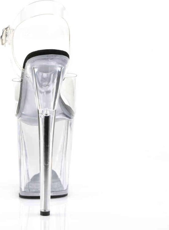 Sandale Pleaser avec bride à la cheville -37 Chaussures- FLAMINGO-808 US 7 Noir