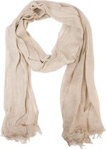 Juleeze | Sjaal 100*200 cm beige | Beige | Viscose / katoen | JZSC0072N