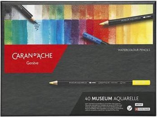 Caran d'Ache Museum Aquarel kleurpotlood set 40 stuks