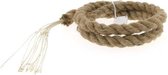 Andere Artikelen - Jute Touw 1mtr Met 30led-10x3 Inclusief Knoopcelbatterij