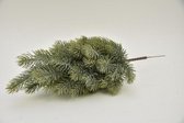 Kunstbloemen En Overige - Pso Pine Tree Rory On Stem White Powder 45cm