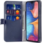 Dux Ducis Kado Series Samsung Galaxy A40 Portemonnee Hoesje Blauw