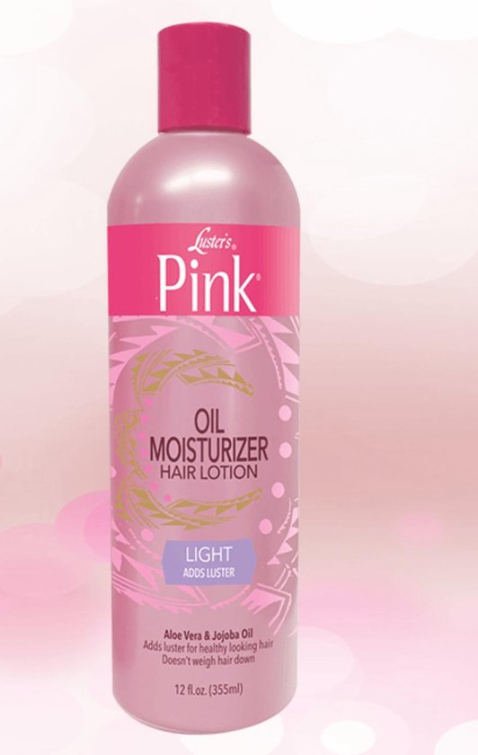 LUSTER'S PINK CLASSIC LIGHT OIL MOITURIZER HAIR LOTION 355ML