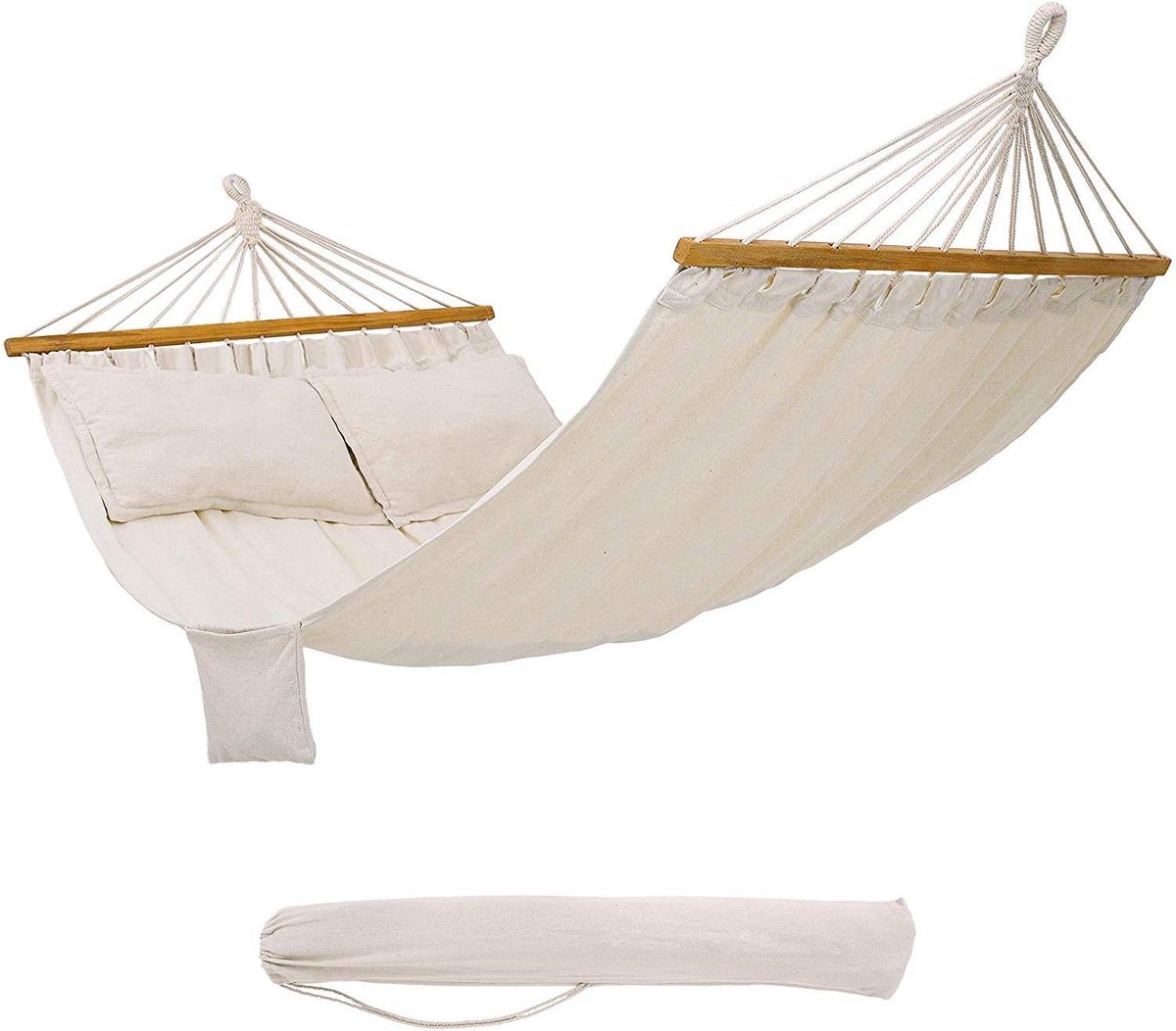 Nancy's Dubbele Hangmat Met 2 Kussens - Schommelbed - Hangmatten