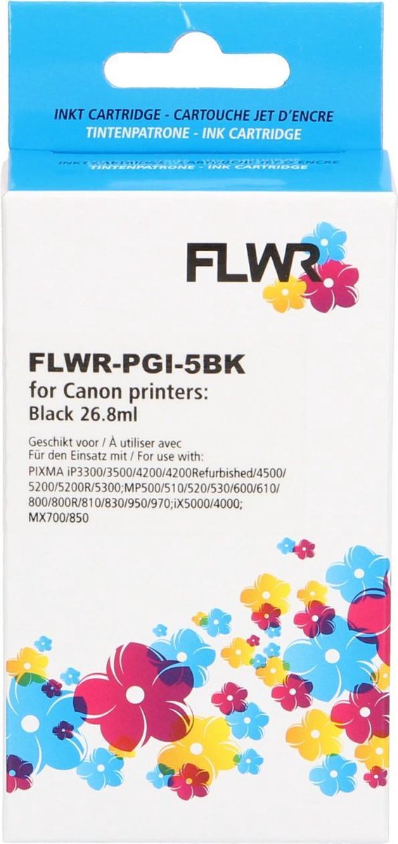 Huismerk - Inktcartridge / PGI-5BK / Zwart - geschikt voor Canon