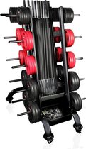 Gymstick Rek -  Verplaatsbaar Gewichtsrek-  Pro Pump Sets