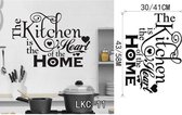 3D Sticker Decoratie Keuken House of Love Vinyl Muursticker Keuken Vinyl Decals voor Familie LKC Home Decor Wanddecoratie - LKC11 / Large