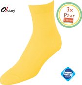Sokken Dames | Damessokken geel | Naadloze sokken | Maat 39-41