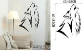 3D Sticker Decoratie Tribal Wolf Dog Animal Vinyl Decal Art Stylish Ahesive Home Decor Sticker Wall Stickers Home Decoration - WOLF6 / Small