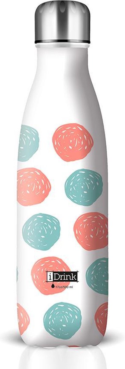 i-Drink bottle 500 ml Dots - Thermosfles
