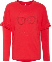Name it Rode Meisjes T-Shirt Happy - 116