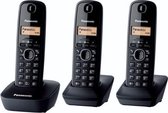 Panasonic KX-TG1613 Téléphone DECT Identification de l'appelant Noir