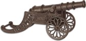 MadDeco - Gietijzeren - kanon -decoratie - beeldje - bruin