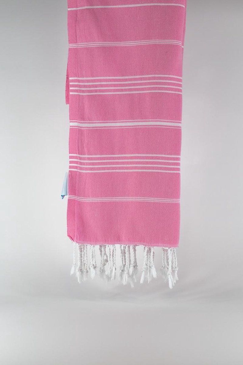 Kadyanda – Turkse hamamdoek – 100x180 cm – katoen – licht & sneldrogend – roze
