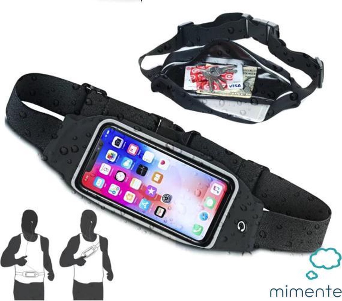 rouw Mondwater Ziek persoon Runningbelt - Smartphone - Hardloop heuptas voor telefoon - Sport heuptas |  bol.com