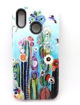 Huawei P20 back cover bloemen