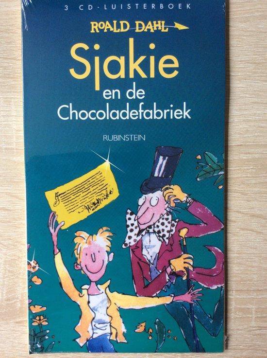 Cover van het boek 'Sjakie en de chocoladefabriek' van Roald Dahl en R. Dahl