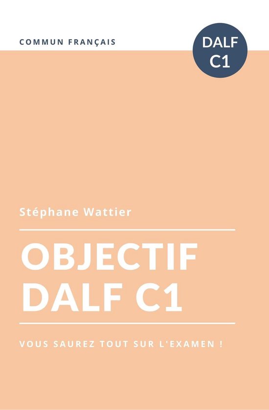Objectif DALF C1 - cover