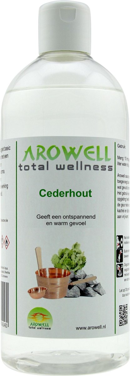 Arowell - Cederhout sauna opgiet saunageur opgietconcentraat - 500 ml