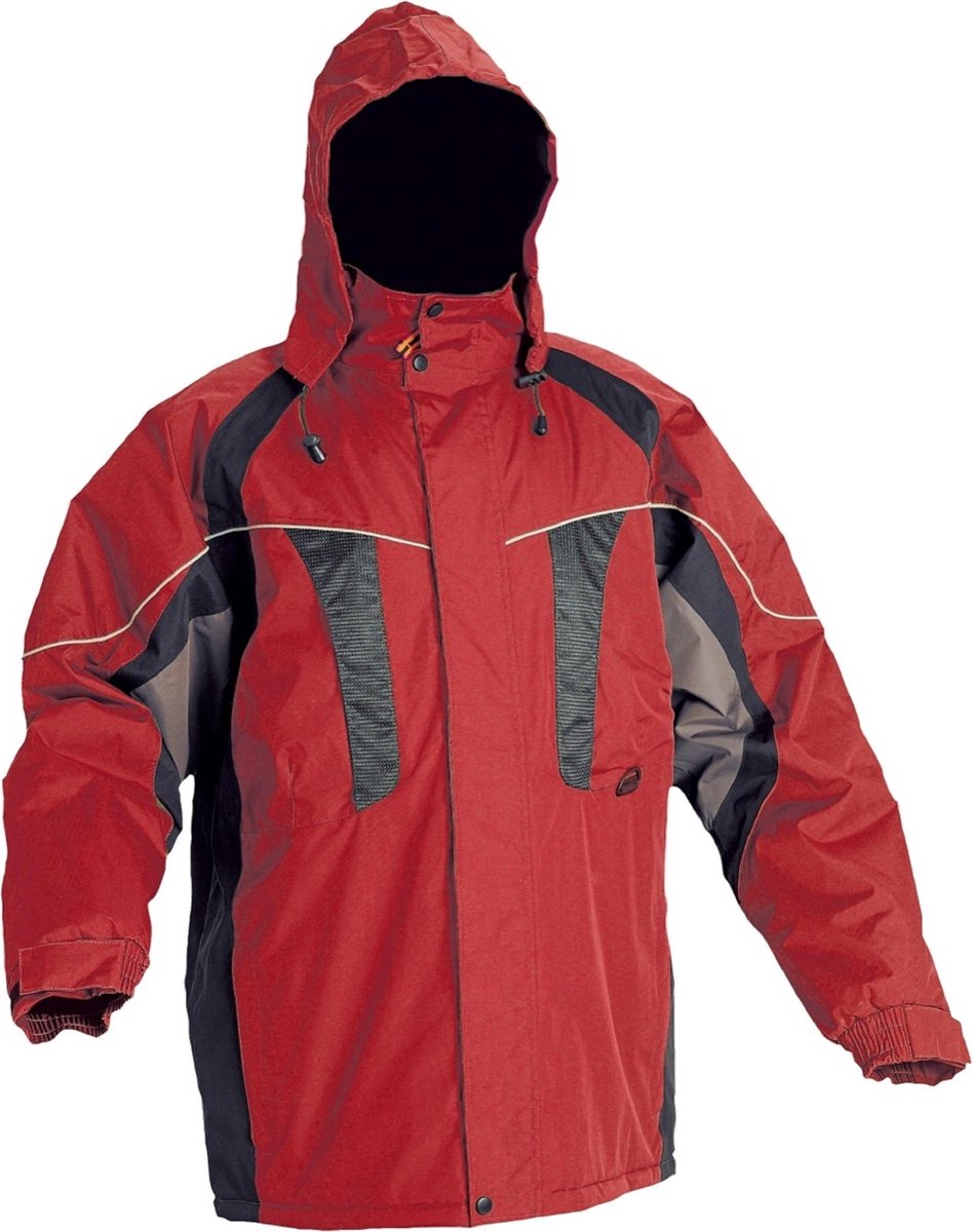 Heren winterjas Nyala rood M