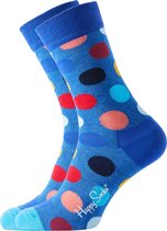 Happy Socks Big Dot Sokken - Lichtblauw/Blauw - Maat 41-46