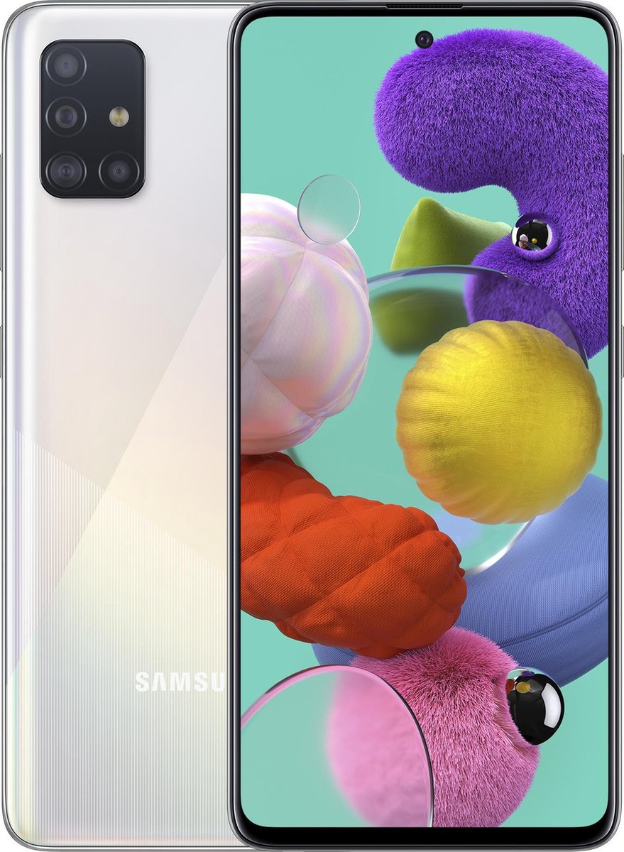 dreigen Getuigen Voorzichtig Samsung Galaxy A51 - 128GB - Wit | bol.com