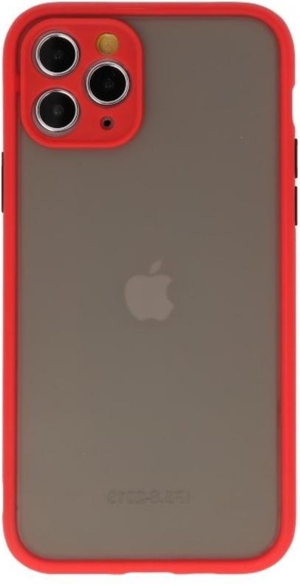 Hoesje Geschikt voor de iPhone 11 Pro - Hard Case Backcover Telefoonhoesje - Rood