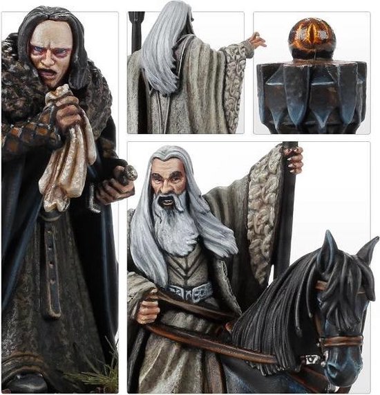 Thumbnail van een extra afbeelding van het spel Warhammer: The Lord Of The Rings - Saruman The White & Grima - 30-49