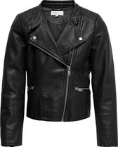 KIDS ONLY KONFREYA FAUX LEATHER BIKER OTW NOOS Meisjes Jas - Maat 146