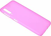 Samsung Galaxy A7 (2018) Licht Rose TPU Back Cover Hoesje  - van Bixb