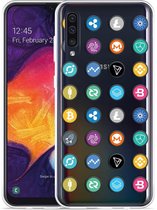 Galaxy A50 Hoesje Cryptocurrency - Designed by Cazy