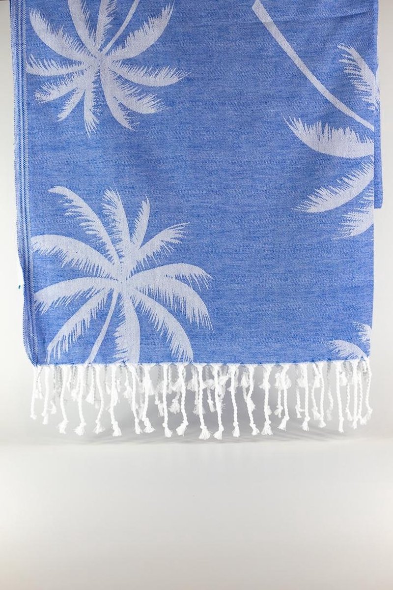 Kyllandos – Turkse hamamdoek – 100x180 cm – katoen – licht & sneldrogend – blauw