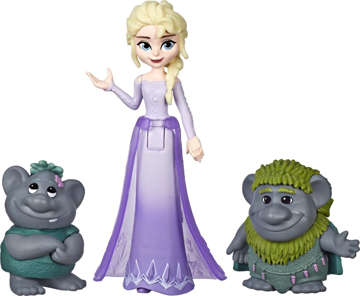 verdwijnen hobby Detecteerbaar Frozen 2 Kleine Poppen Elsa en Trollen - Pop | bol.com