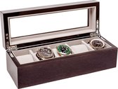 LA ROYALE Horlogebox Lungo - Grijs - 5 Horloges