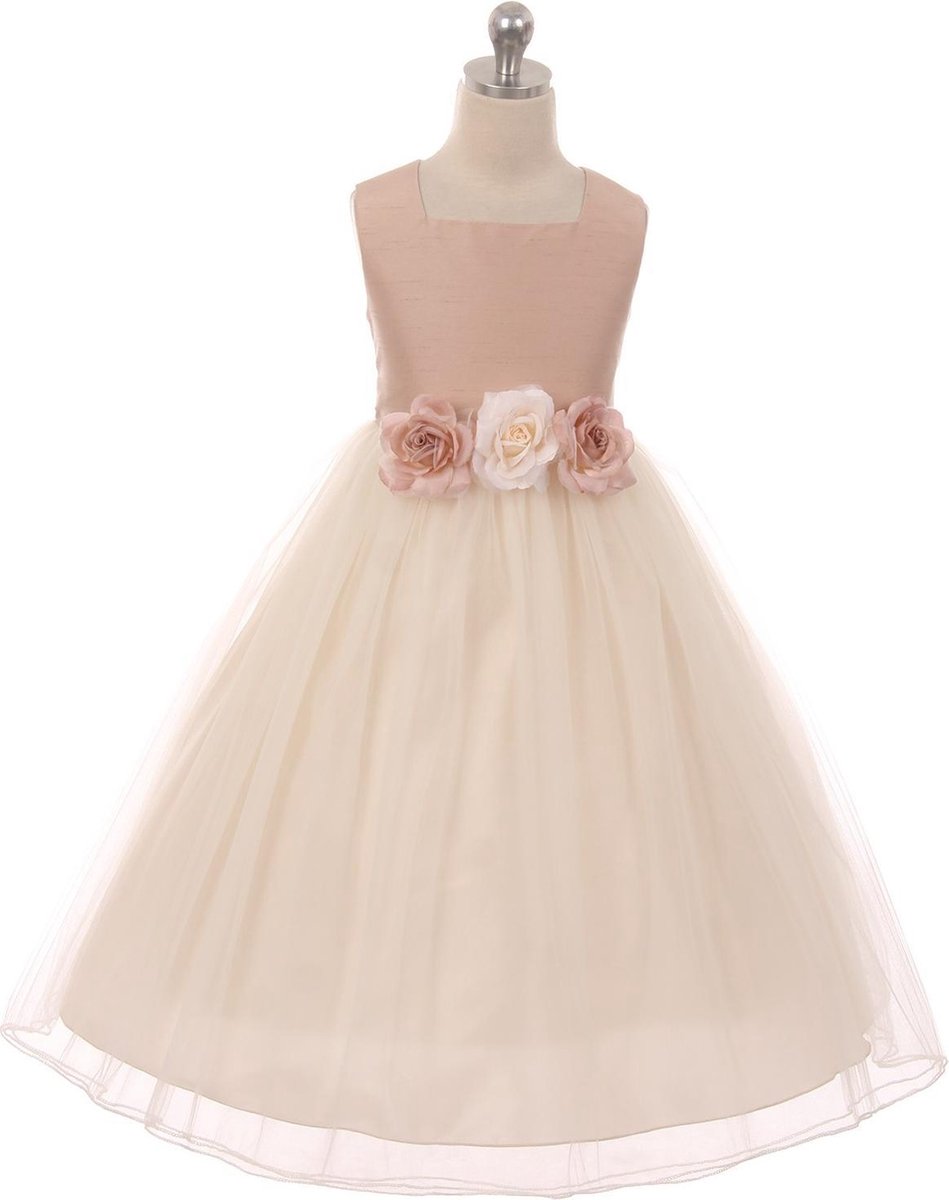 Pretty Pink| jurk voor bruidsmeisje| feestjurk| gala jurk Fem maat 134/140