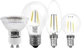 Müller Licht 2 Watt LED gloeilamp - druppelvormig - E14 - 250 lm - 2 stuks
