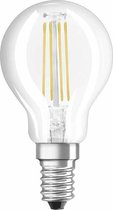 OSRAM 4058075111813 LED-lamp Energielabel A++ (A++ - E) E14 Kogel 2.50 W = 25 W Neutraalwit (Ø x l) 45 mm x 45 mm 1 stuk(s)
