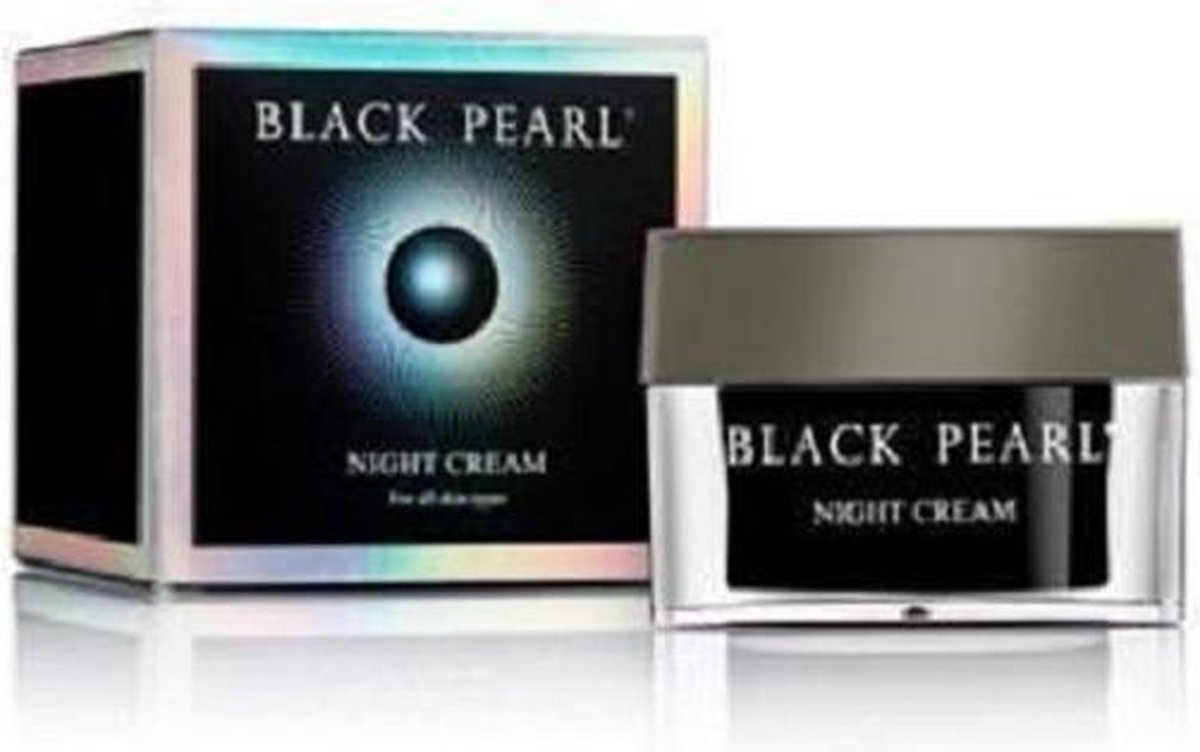 Dode zee producten - Black Pearl Anti aging nachtcreme met Dode Zeezout mineralen 50 ml